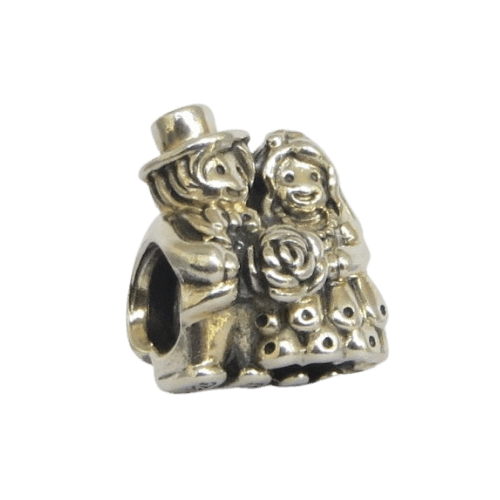 PANDORA 791110 Mr. and Mrs. - Bride and Groom together - Sterling Silver - Women's Charm