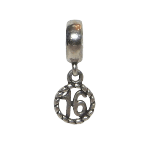 ﻿PANDORA 790494 Sweet 16 - Sterling Silver - Dangle - Women's Charm