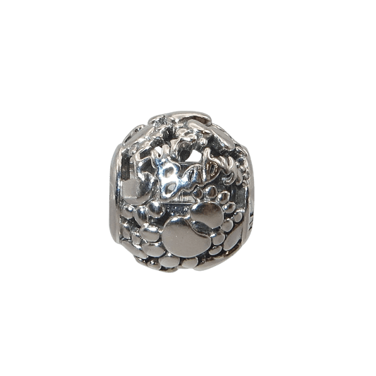 PANDORA 792248C00 Fur Baby Openwork Sterling Silver Pet Charm