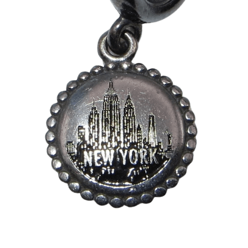 PANDORA 791109 New York City NYC Dangle Travel Charm Oxidized Sterling Silver - Charming Jilly