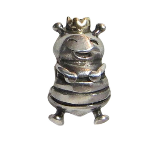 PANDORA 790227 Queen Bee Sterling Silver with 14k Gold Women's Charm - Aerodynamically a bee shouldn't be able to fly -- but look at her GO!! 