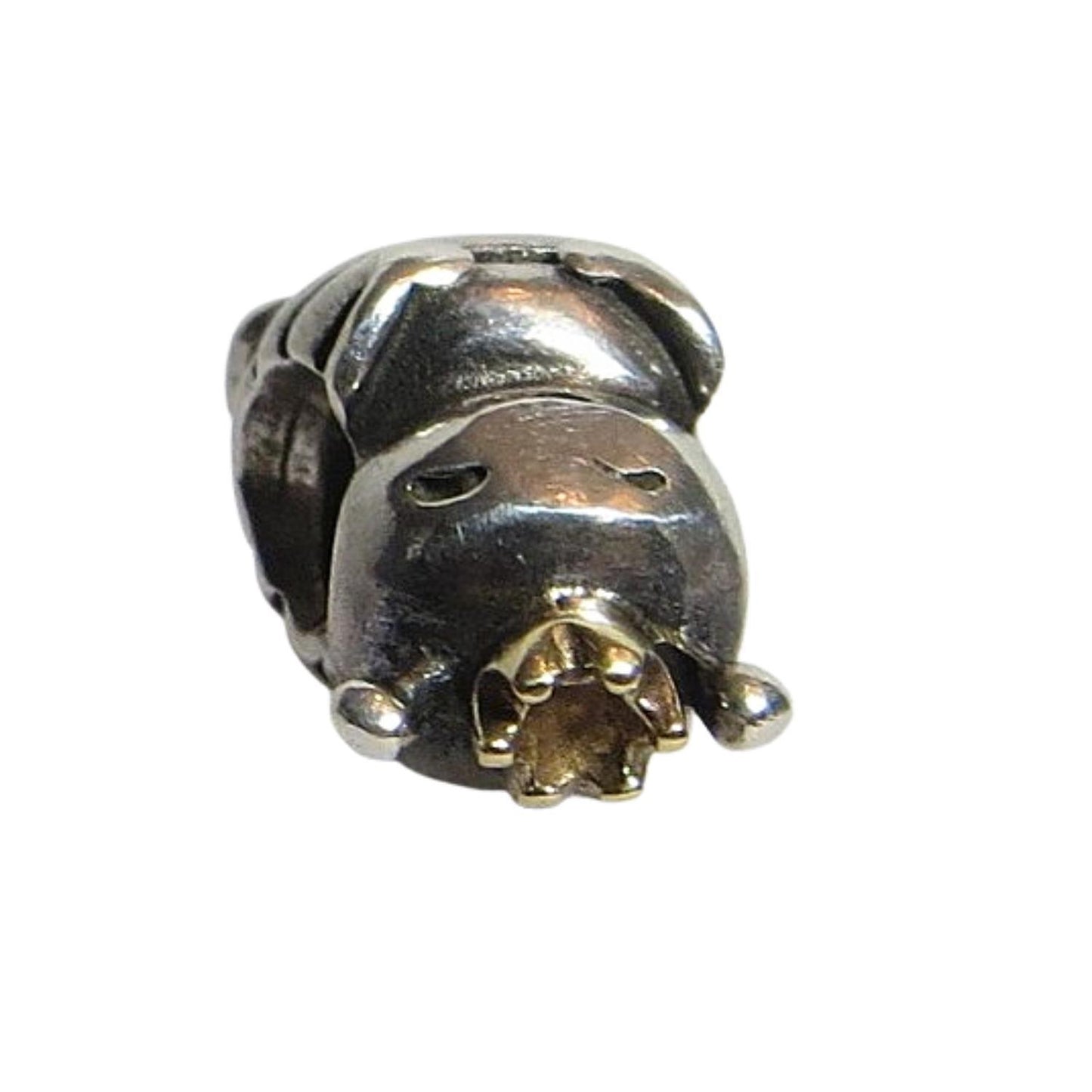 PANDORA 790227 Queen Bee Sterling Silver with 14k Gold Women's Charm - Charming Jilly