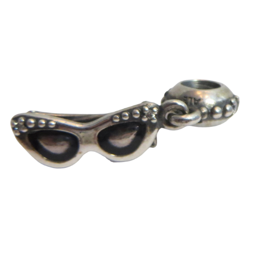 Pandora-791148CZ-Woman's Charm-Sunshine Diva Dangle Charm  Sterling Silver Sunglasses Dangle Charm with Clear CZ