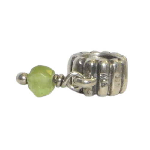 Pandora-790166PE-Woman's Charm-August Birthstone Dangle Charm Sterling Silver Dangle Charm with Peridot