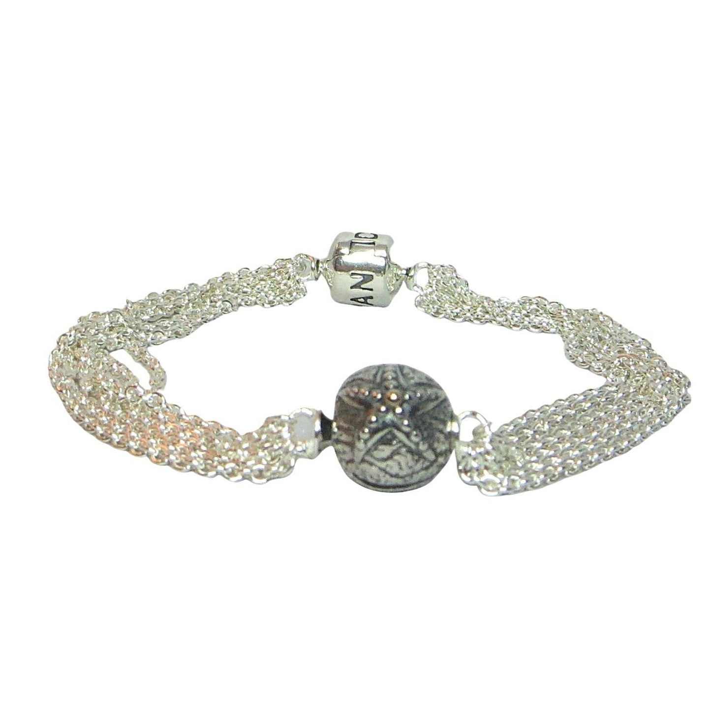 PANDORA 591701 Multistrand Chain One-clip Sterling Silver Bracelet Multiple sizes - Charming Jilly